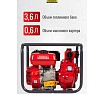 Мотопомпа бензиновая, поверхностный насос POWERAC 50/50-40-40 мм, 7 л.с, 300 л/мин, PRWP20H2