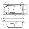 Акриловая ванна Riho Columbia 150x75 см B002001005