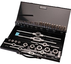 Набор метчиков и плашек VOLKEL M3-M20 HSSE 52пр V49251