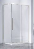 Душевой уголок Vincea Слим-Н (Slim-N) VSR-4SN9012CLBN 120x90 брашированный никель, стекло прозрачное