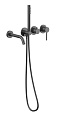Смеситель для ванны Vincea Groove VBTW-4G1GM вороненая сталь