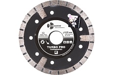 Диск алмазный отрезной Турбо Глубокорез Pro (125х22.23 мм) TRIO-DIAMOND TP152