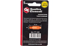 Наконечник токосъемный (5 шт; 1.2 мм; M8x30 мм) Quattro Elementi 771-282