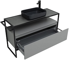 Мебель для ванной Allen Brau Priority 120 см platinum grey matt