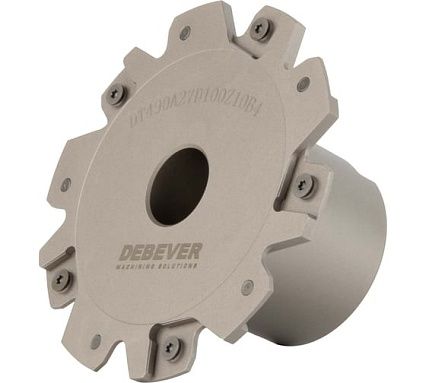 Фреза торцевая Debever Machining Solutions Standard D=100 мм, dпос=27 мм, 90 гр, 10 кромок DB-S-DT490A27D100Z10B4