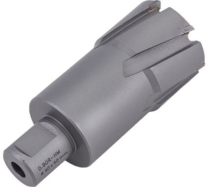Сверло корончатое HM по металлу (40х50/88 мм; Weldon 19) D.BOR CD-HM-050-040-W