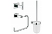 Набор аксессуаров для ванной комнаты Grohe Essentials Cube 40757001