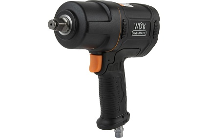 Пневматический ударный гайковерт Wiederkraft 1/2", 1750 Нм, композитный корпус WDK-20450