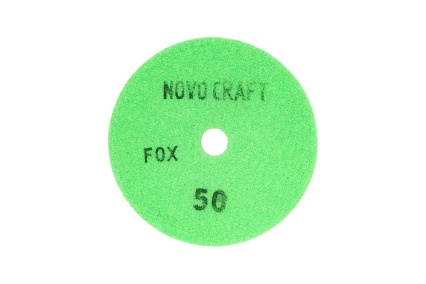 Диск алмазный гибкий черепашкa Fox 100 мм, № 50, сухой рез, 10 шт NOVOCRAFT PPTHW1000050