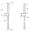 Душевой гарнитур Vitra Origin 1F A4554336 матовый черный