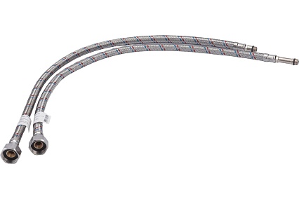 Подводка СТМ для смесителя, сталь, 1/2xM10x 60 см, пара CWFHS060