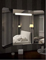 Зеркало Relisan Triple Horizontal 100x80 см, с подсветкой