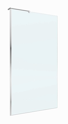 Душевая перегородка Belbagno UNO-L-1-TB-100-C-Cr 100x200 прозрачная, хром