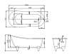 Акриловая ванна BelBagno BB06-1700 170x76 см