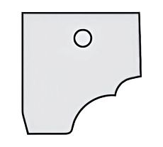 Нож для фрезы твердый сплав 30x29x2.5 мм Dimar 3511700