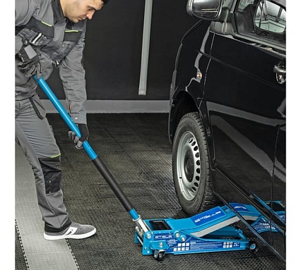 Гидравлический подкатной домкрат Stels LOW PROFILE QUICK LIFT быстр.подъем, 3 т, 75-515 мм, проф. 51136