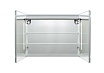Зеркальный шкаф Aquatek 90x70 см с подсветкой, антипар, хром AQ7904-MLC