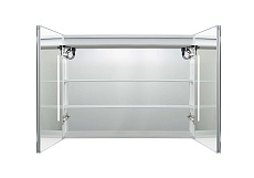 Зеркальный шкаф Aquatek 90x70 см с подсветкой, антипар, хром AQ7904-MLC