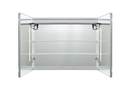 Зеркальный шкаф Aquatek 90x70 см с подсветкой, антипар, хром AQ7904-MLC