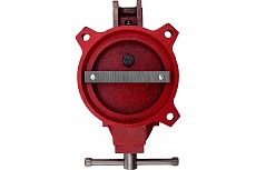Слесарные тиски Matrix 150 мм, поворотные, с наковальней 18602