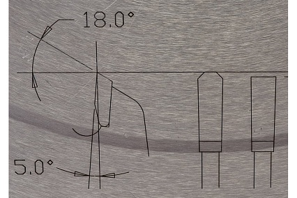 Диск пильный по ПВХ и алюминию HM (420х3.8х32 мм; Z=120; NEG) CUT2 20336