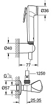 Гигиенический душ Grohe Tempesta-F 27514001