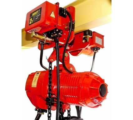 Цепная передвижная электрическая таль OCALIFT 02-01S г/п 2 тонны, высота 12М, 380В OCA0201ST12m