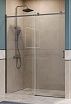 Душевая дверь BelBagno SOFT_CLOSE-2-BF-1-160-C-GM 160x200 прозрачная, оружейная сталь