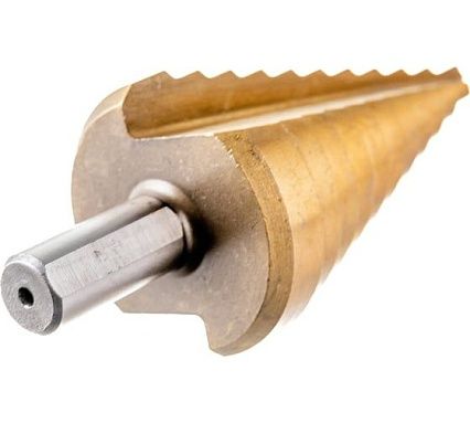Сверло ступенчатое по металлу (6-36 мм; шаг 3 мм; HSS TIN) Sturm 1055-S636