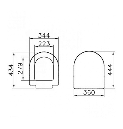 Крышка-сиденье для унитаза VitrA S50 801-003-003 петли хром