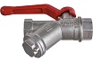 Шаровой кран с фильтром Valfex PREMIUM для воды, 1/2" ВР/ВР, рычаг VF.292.NR1.012.PREMIUM