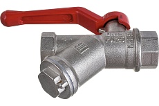 Шаровой кран с фильтром Valfex PREMIUM для воды, 1/2&quot; ВР/ВР, рычаг VF.292.NR1.012.PREMIUM