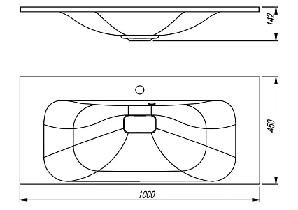 Мебель для ванной Style Line Остин 100 см напольная