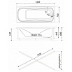 Акриловая ванна Тритон Стандарт 145x70 см