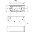 Акриловая ванна Marka One Libra 170x70