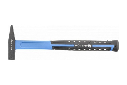 Слесарный молоток Hoegert Technik 2000 г, с рукояткой из стекловолокна HT3B039
