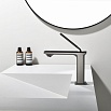 Смеситель для раковины Black&White Gravity GF-7105-GM оружейная сталь