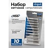 Набор метчиков метрический Scheppach 10 предметов (М6х1, М7х1, М8х1/1.25, М10х1/1.25/1.5, М12х1.25/1.5/1.75) Sch-C010-1T(64907)