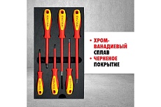 Набор диэлектрических отверток IZELTAS 6 предметов, 4140009106