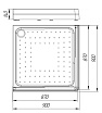 Поддон для душа Радомир 1-11-0-0-0-118 90x90 квадратный