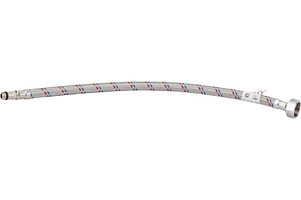 Подводка для смесителей СТМ сталь, 1/2xM10x40 см., короткий. штуцер CWFSS040