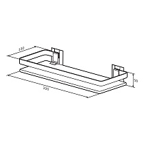 Полка Am.Pm Sense L A7455100 хром