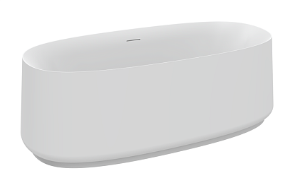 Акриловая ванна Cezares Lux CZR-LUX-CENTRAL-170-82-58-MATT 170x82 см белый матовый