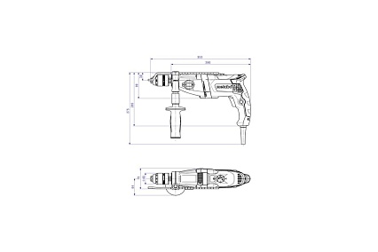 Ударная дрель Metabo SBEV 1000-2 600783000