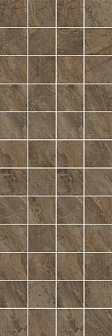 Декор Laparet Royal мозаичный коричневый 20х60 см, MM60072