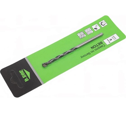 Сверло по бетону BETON 6x60/100 мм D.BOR D-DB-BET-06-100