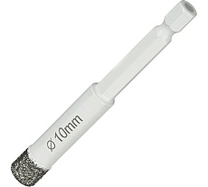 Коронка алмазная по керамике и керамограниту 10 мм Diamond Industrial DIDKVP10S10