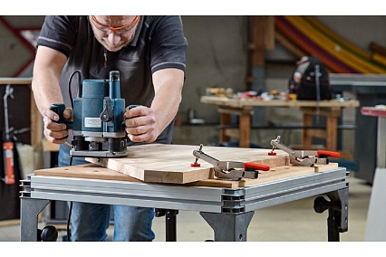Набор зажим регулируемый вертикальный и адаптер для МФ столов BESSEY BE-STC-VH50-T20