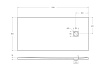 Поддон для душа BelBagno TRAY-MR-UNO-AH-170/80-35-W-BO 170x80 белый, накладка белый