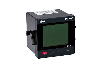 Цифровой мультиметр DEKraft мт-96d 96x96мм, трехфазный, вход 100в 1а, rs485, lcd-дисплей 50431DEK